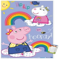 Peppa svinja - Hooray zidni poster, 22.375 34