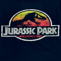 Jurassic Park Boys logo Crew vrat T-shirt sa kratkim rukavima, veličine 4-