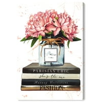 Wynwood Studio Canvas a Tranquil popodnevni cvjetni i botanički cvjetovi Wall Art Canvas Print Pink 24x36
