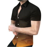 Jmntiy muške majice za zaštitu od sunca geometrijska košulja 3d ne pozicioniranje regularno štampana kratka