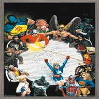 Comics - Justično društvo Amerike - Stolni sastanak zidni poster, 22.375 34