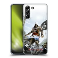 Dizajn kućišta za glavu zvanično licencirani Assassin's Creed Black Flag Key Art Edward Sword Soft gel