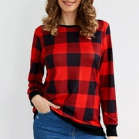 Žene Tops Dressy Casual Bluza,Trendi Radna Kancelarija Duge Rukave Majice V-Izrez Duks Pulover Džemper