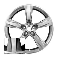 Kai 8. Obnovljeni OEM aluminijumski aluminijumski točak, lagani Hipersilver, odgovara-Chevrolet Camaro