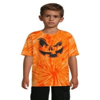 Wonder Nation Boys Kratki Rukav Halloween Grafička Majica, Veličine 4 - & Husky