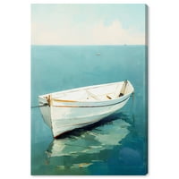 Wynwood Studio Canvas Stinson brod Nautički i obalni Obalni zid Art Canvas Print plavi Teal 16x24