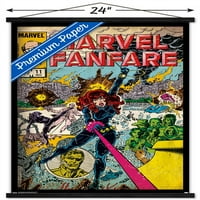 Marvel Comics - Crna udovica - Marvel Fanfare # zidni poster sa drvenim magnetskim okvirom, 22.375 34
