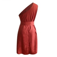 Ženske haljine t boja haljina ljetna tunika Casual Shirt čvrsta Rosa haljina ramena ženske ženske haljine
