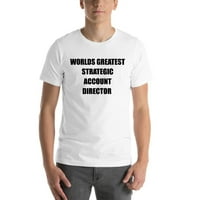 2XL Worlds Greatest Strategic Account Director kratki rukav pamučna majica Undefined Gifts