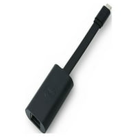 - Mrežni adapter - USB-C - Gigabit Ethernet - crna - za Latitude 73xx, dva u jednom, 95xx, preciznost