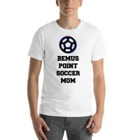 2XL tri ikona Bemus Point Soccer mama kratka rukava pamučna majica Undefined Gifts