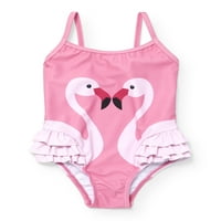 Dječije mjesto beba djevojčica Flamingo Jednodijelni kupaći kostim