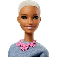 Barbie FashionSistAs lutka, originalni tip karoserije koji nose šik chambray top