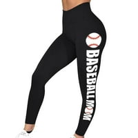 Ženske bejzbol pantalone Cross Waist Yoga helanke pantalone za vežbanje sa unutrašnjim džepom, sportske