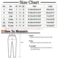 Funicet hlače za žene plus veličine casual dečko hlače elastične struine pantalone za struk s struk-bootcut