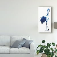 Zaštitni znak likovne umjetnosti' Tinta drop Crane I ' Canvas Art By Grace Popp