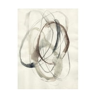 Jennifer Goldberger' Spiral Hoops II ' platno Art