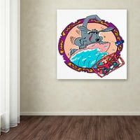 Zaštitni znak likovne umjetnosti' Surf Ace ' platnena Umjetnost Miguela Balbasa