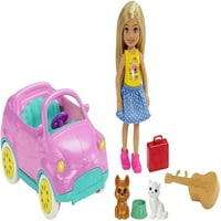 Mattel GTK Chelsea Vožnja vozilom Barbie Fun lutka, godina i više