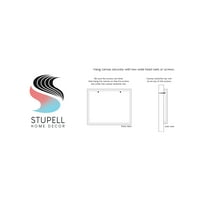 Stupell Industries Bold i ružičasta mešana buket Botanical i cvjetna slikarska galerija zamotana platna