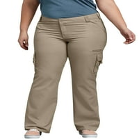 Ženske plus veličine opuštene fit teretne hlače
