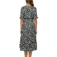 Ljetne lepršave Maxi haljine za žene Casual Boho rukav V izrez modna haljina ispod 15 dolara
