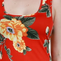 Ženska Kathy Crvena cvjetna Maxi haljina