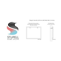 Stupell Industries Musical Instruments Modern Piano Paing Grey Framed Art Print Wall Art, Dizajn Paul