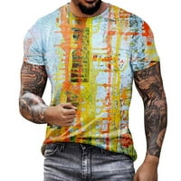 Muška majica čišćenje muškaraca moda casual 3D digitalni ispis Sportski kratki rukav ljetni casual tops