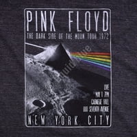 Pink Floyd Muška tamna strana Live Slim Fit T-shirt srednje Crna