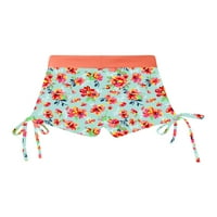 iiniim Kids Girls Crop topovi i kratke hlače Set Tankini Swimsuit Dance Sports 6-narandžasta 6
