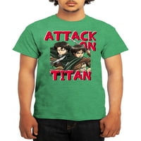 Napad na Titan muške grafičke majice kratkih rukava