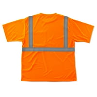 Majica Ergodyne GlowearÂ® tipa R klase, narandžasta, XS