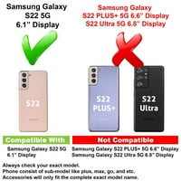 Vibecover Slim Case kompatibilan za Samsung Galaxy S 5G, Total Guard fle TPU Cover, Hunter Camo Pink