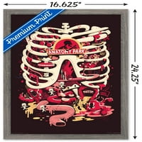Rick i Morty - Zidni plakat anatomija parka, 14.725 22.375