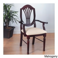 Beechwood Mountain Shieldback stolica za ručavanje u orahu i kremi