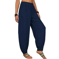 Ketyyh-Chn dame pantalone Baggy Fashion Casual Beach pantalone sa džepom Bu2,5XL