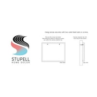 Stupell Industries Predivna smeđa teletska zgodna priroda Meadow Paint Galerija-zamotana platna zamotana