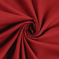 Valovite inspiracije pamuk 44 Čvrsta mak crvena boja šivaće tkanine u dvorištu