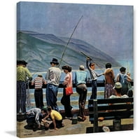 Marmont Hill Pier ribolov JOHN FALTER Slikarsko štampanje na platnu