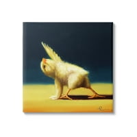 Stupell Industries detaljna rastezljiva joga slika ptica na platnu Umjetnost, 24, dizajn Lucia Heffernan