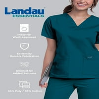 Landau ženske bitnosti klasični opušteni fit prozračni džepovi otporni iz blijeda dugme Osnovni prsluk,