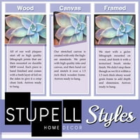 Stupell Industries Rustikalna tipografija srednjeg prsta sa pokretom ruke na platnu Umjetnost, 30, dizajn