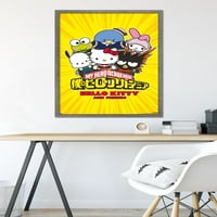 Moja heroja Academia Hello Kitty i prijatelji - Grupni zidni poster, 22.375 34 uokviren