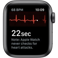 Apple Watch serija Space Siva aluminijska futrola sa crnim sportskim opsegom