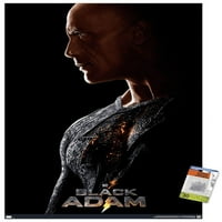 Commics Movie Black Adam - Profil Jedan zidni poster s push pinovima, 22.375 34