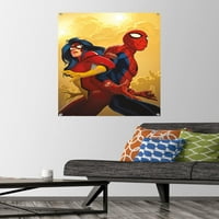Marvel Comics - Spider Woman - novi osvetnici zidni poster sa pushpinsom, 22.375 34