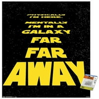 Star Wars: Saga - Fizički sam ovdje zidni poster, 22.375 34