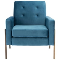 Roald Solid Glam kauč za klupsku stolicu, plava