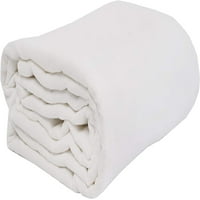 Linteum tekstilni pamuk miješani pokrivač za kupanje bolničkih pacijenata, posteljina za kupanje, Queen deka lagana ćebad u, 2. lb. Bijelo